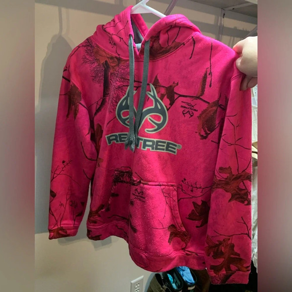 Realtree Women's Pink Camo Hoodie, size small - Picture 1 of 2